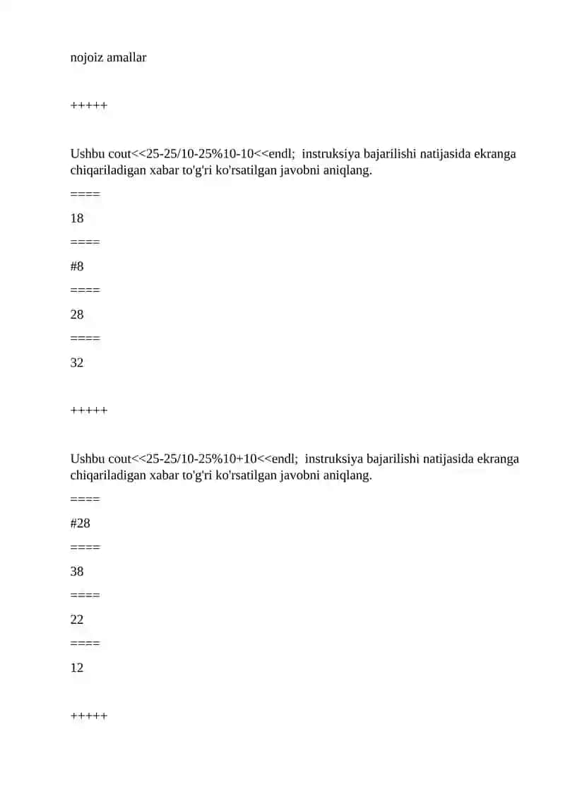 arifmetik amallar 3