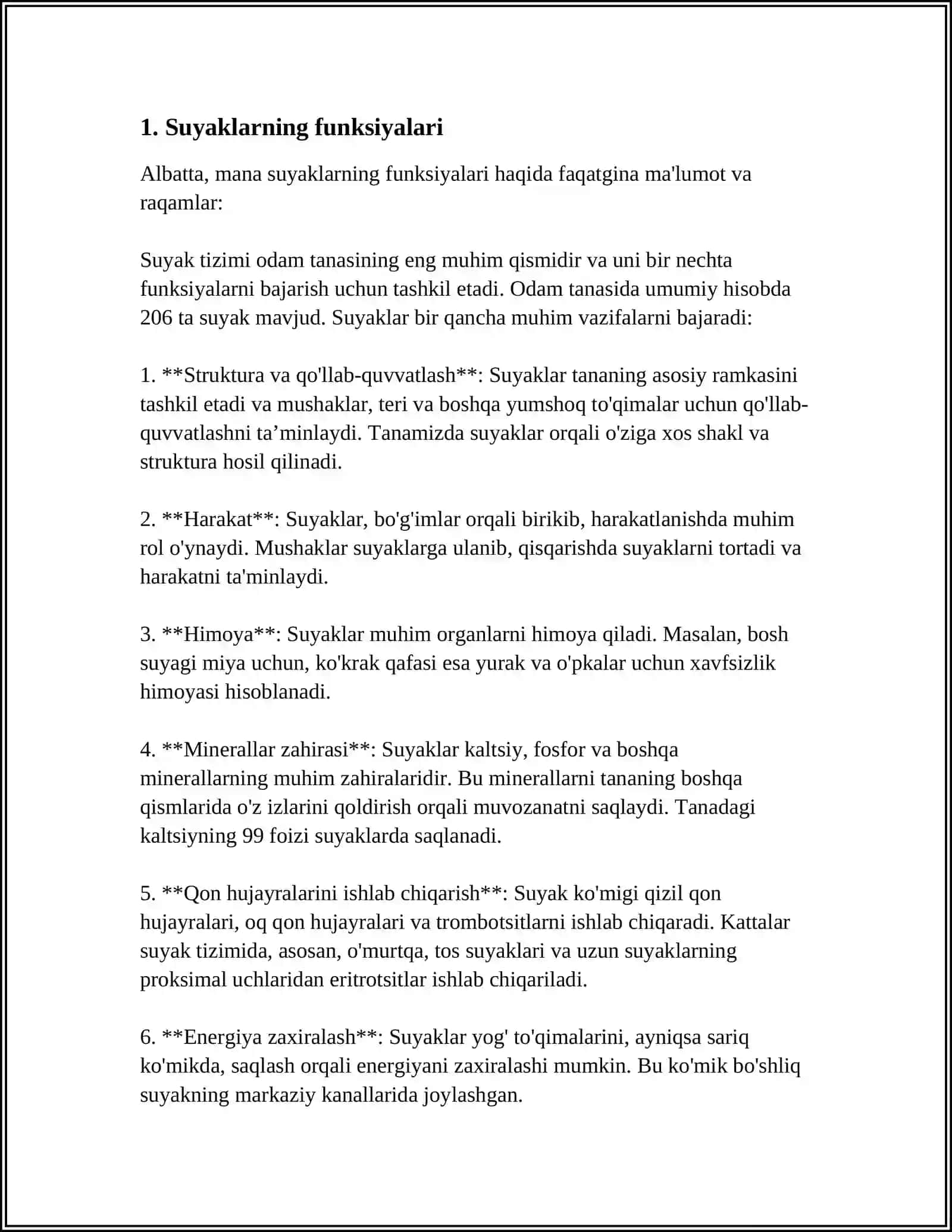 OSTEOLOGIYAGA KIRISH SUYAKLARNING TUZILISHI ULARNING YOSHGA DOIR XUSUSIYATLARI 3