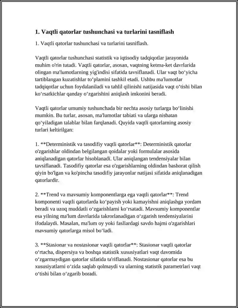 KOMPYUTERDA VAQTLI QATORLARNI TAHLIL QILISH 3