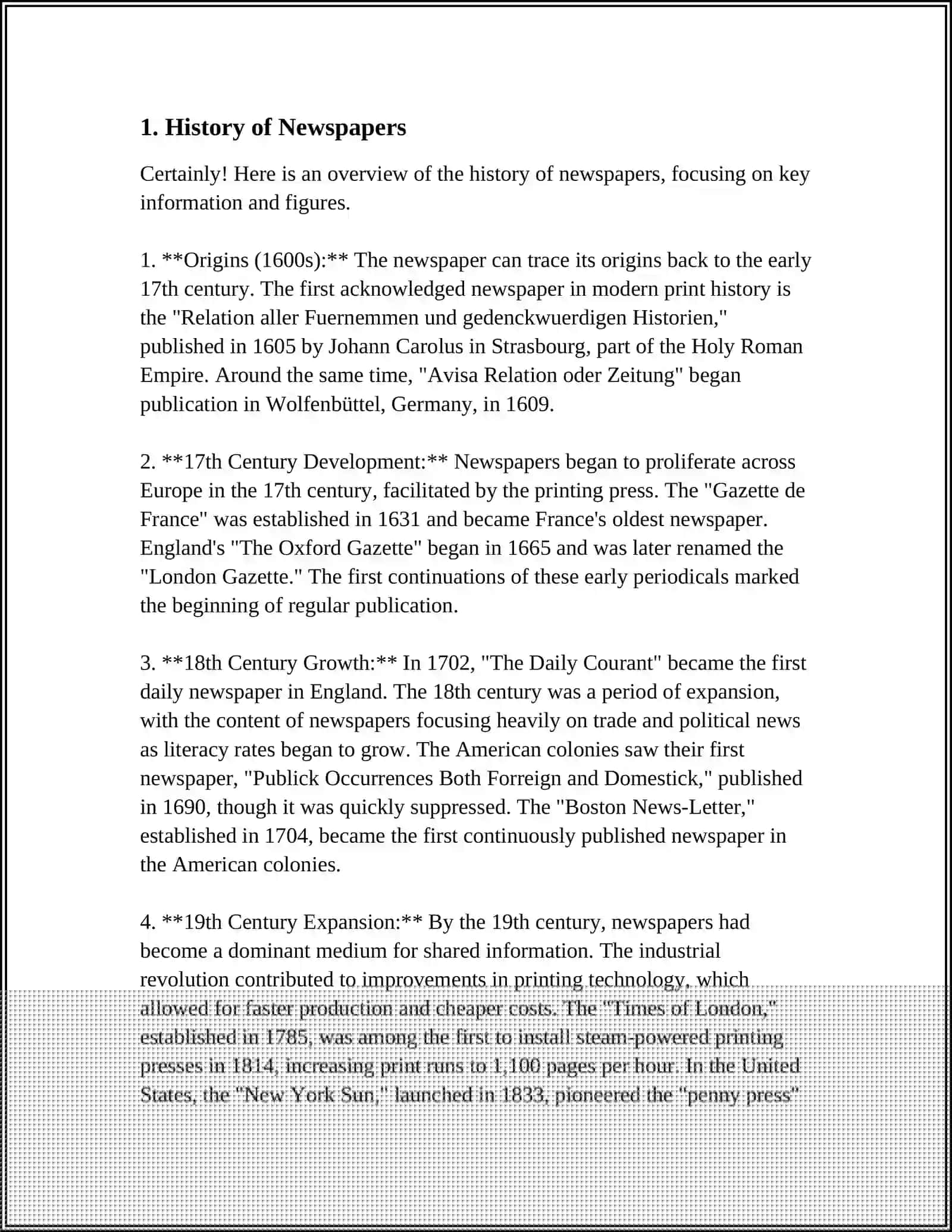NEWSPAPERS AND TELEVISION 3