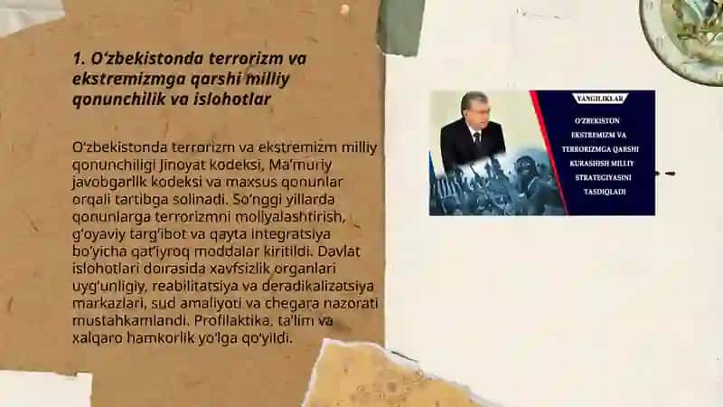 Oʻzbekistonda terrorizm va ekstrimizmga qarshi kurash 3