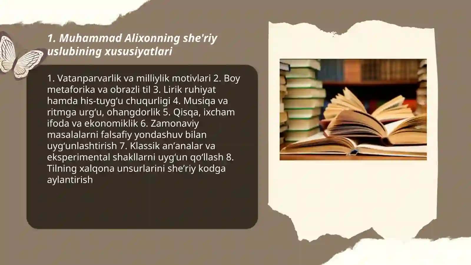 Muhammad Alixon she'riy mahorati qirralari 3
