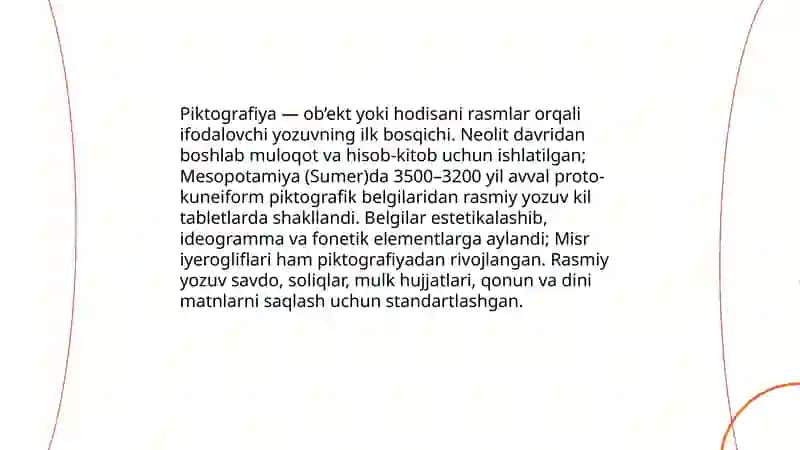 Yozuvning tarixiy va zamonaviy turlari 3