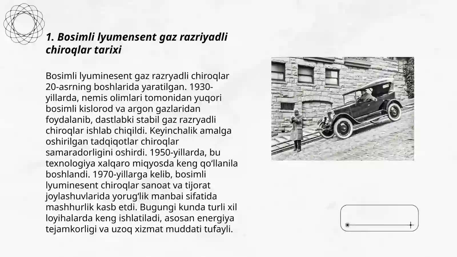 Past bosimli lyumensent gaz razriyadli chiroqlar 3