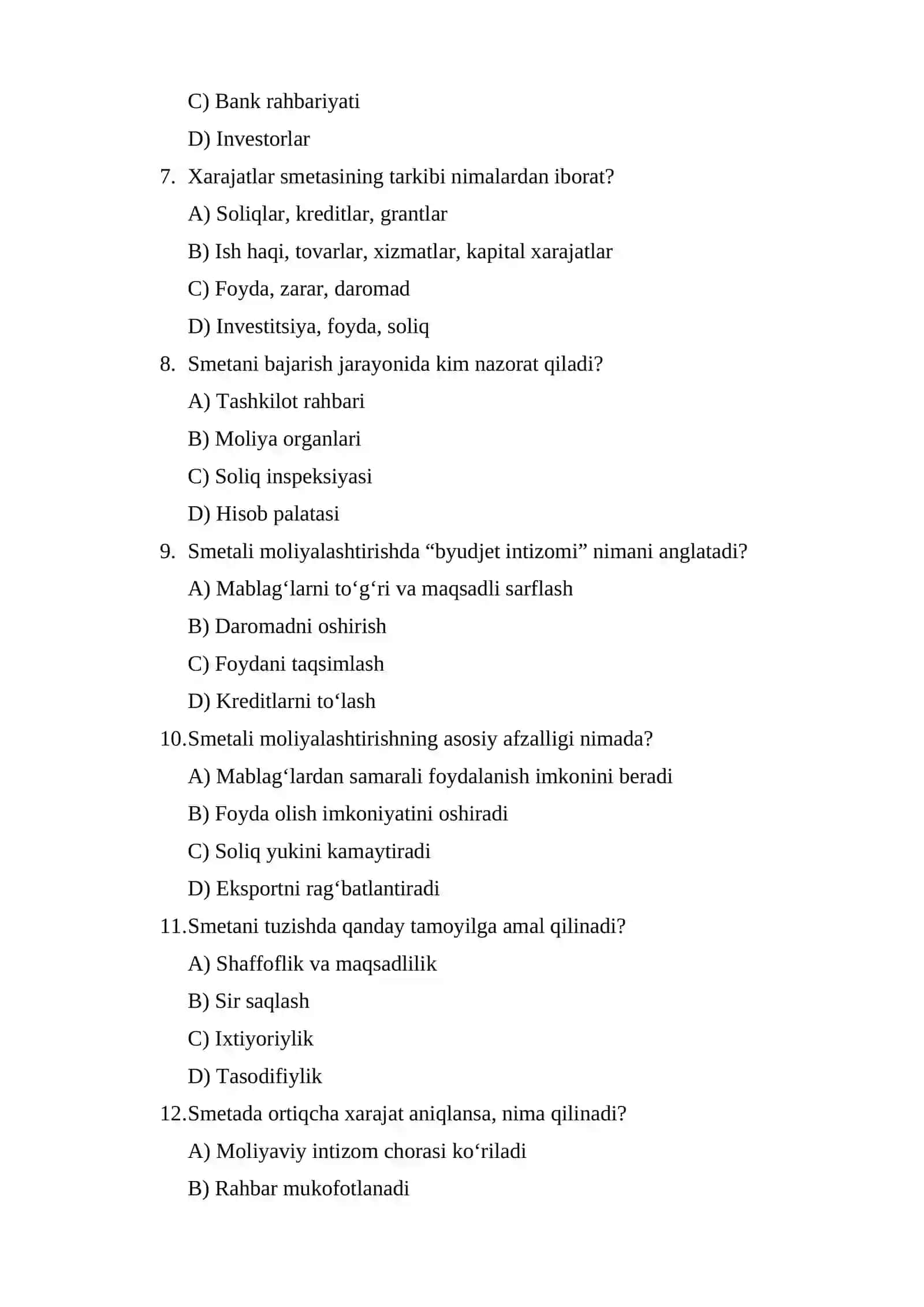 Byudjet tashkilotlarini smetali moliyalashtirish tartibi 3