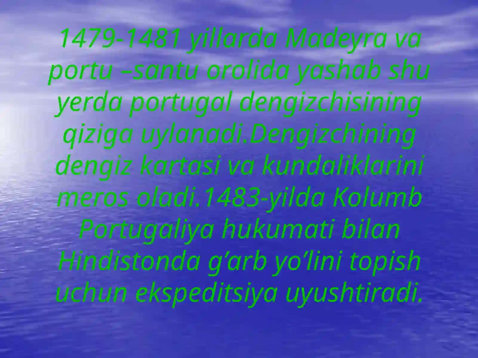 XristoforKolumb va uning dengiz sayohati 3