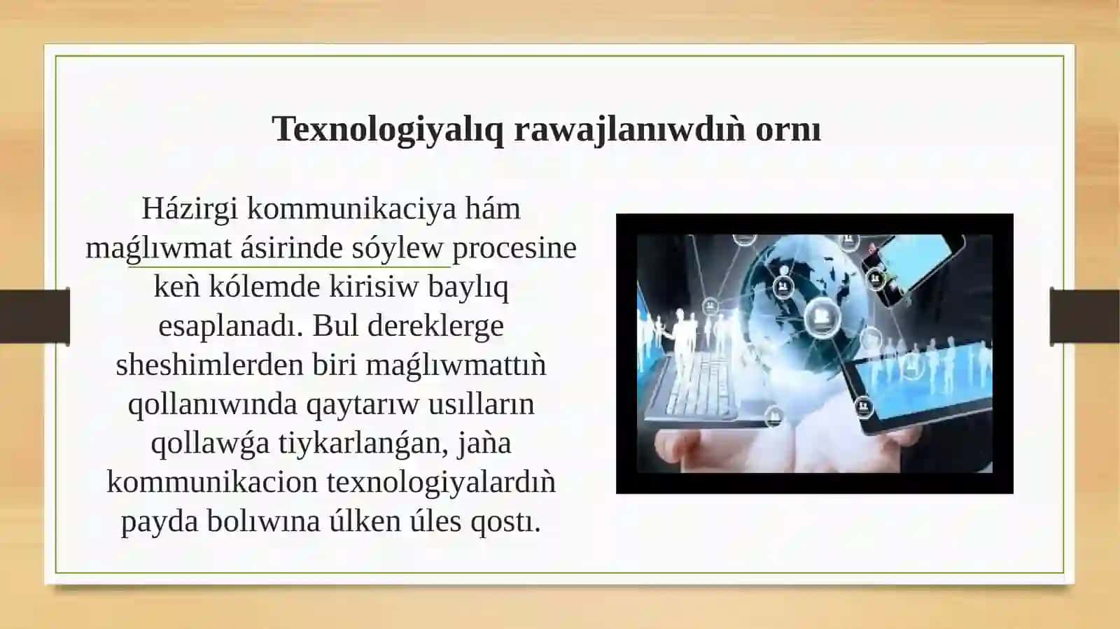 Kommunikaciya túrleri. Telekonferenciya hám videokonferenciya 3