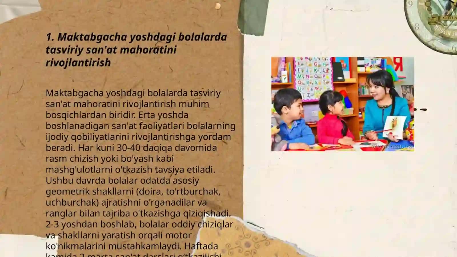 Maktabgacha yoshdagi bolalar uchun art pedagogika 3