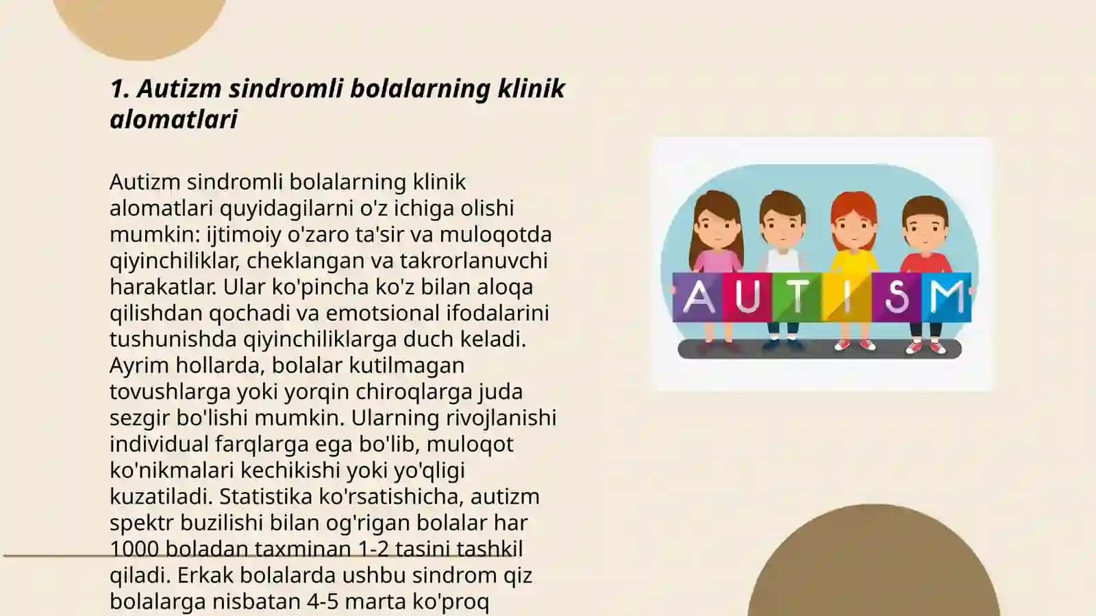 Autizm sindromli bolalar 3