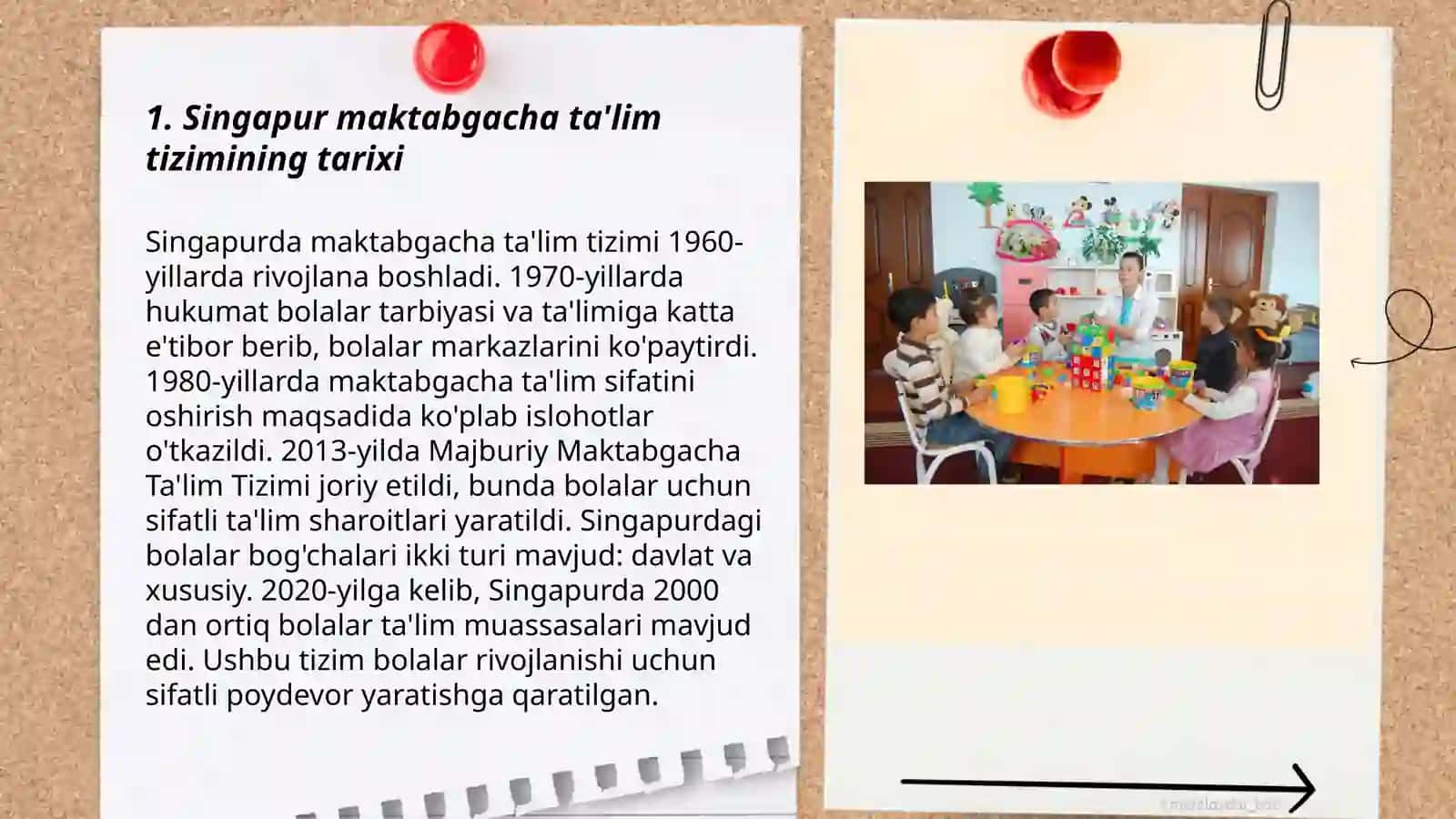 Singapur maktabgacha ta'lim tizimi 3