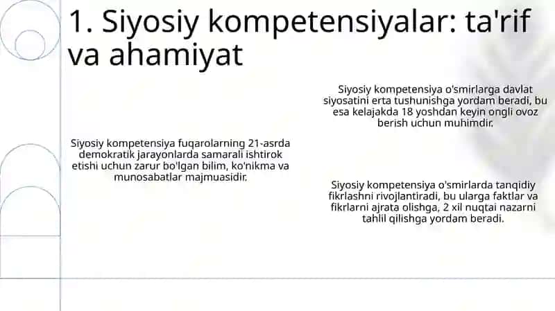 Umumtaʼlim maktab oʻquvchilarida siyosiy kompetensiyalarni shakllantirish yoʻllari 3