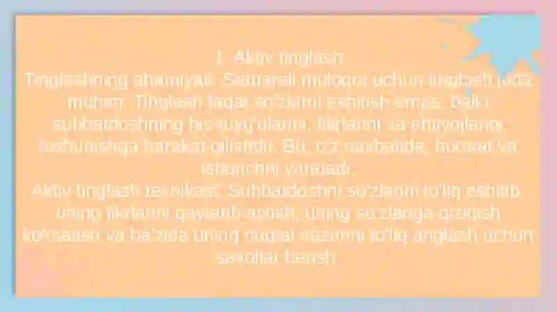 Muloqotning samarali ta‘sir vositasi 3