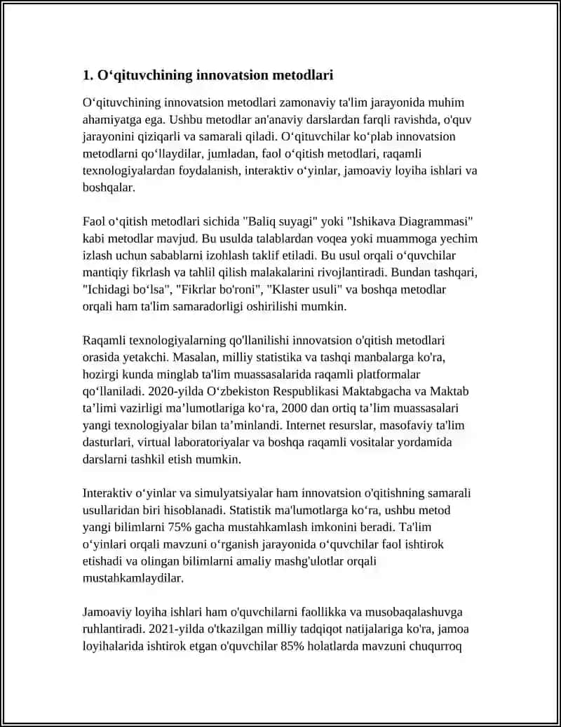 OʻQITUVCHINING INNOVATSION FAOLIYATI 3