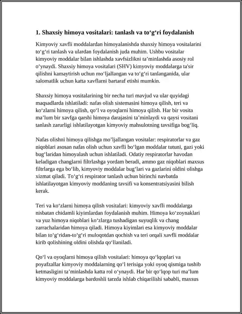 KIMYOVIY XAVFLI MODDALARDAN HIMOYALANISH USULLARI 3