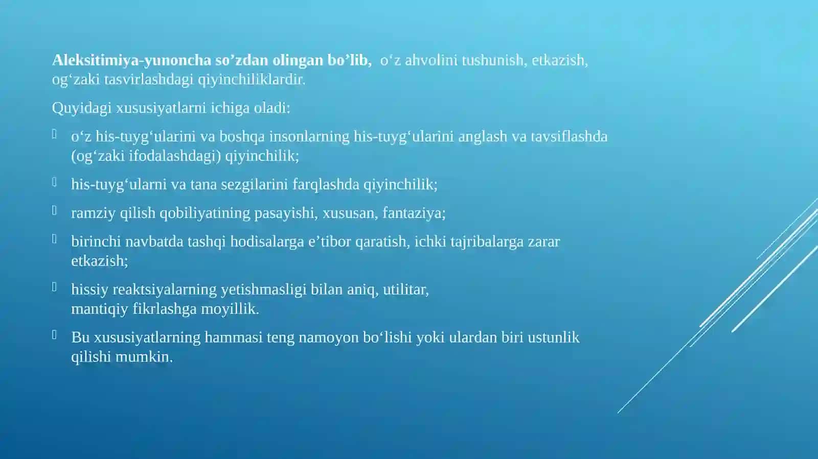 psixologiya fanidan tayyorlagan mustaqil ishi 3