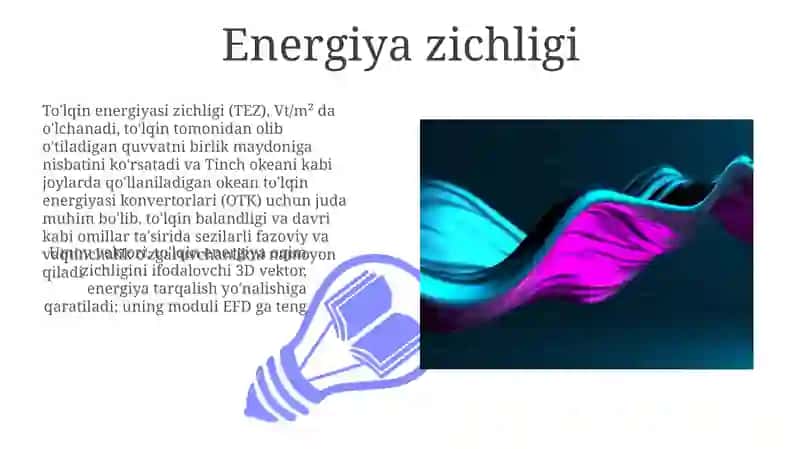 To'lqin energiyasi. Umov vektori 3