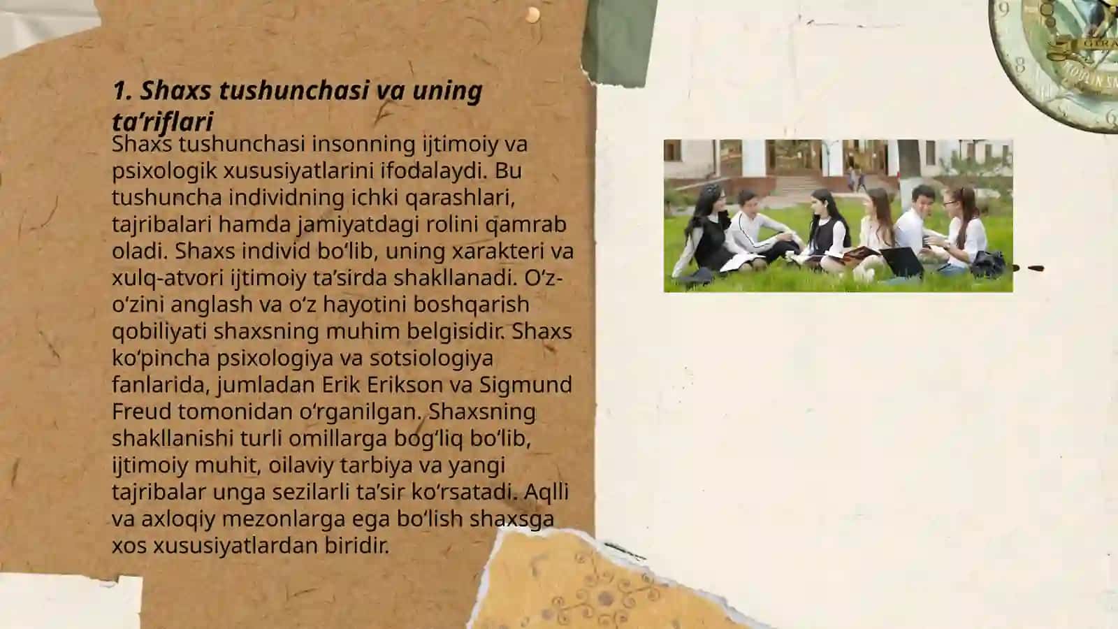 Shaxs ta’lim obyekti va subyekti sifatida uning shakllanish va rivojlanish omillari 3
