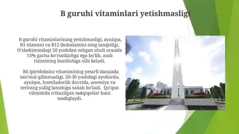 Avitaminoz va gipovitaminozlar 3
