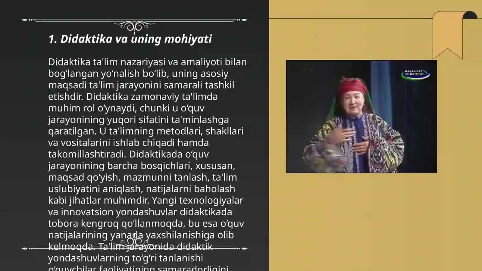 Didaktika pedagogik ta'lim nazariyasi 3