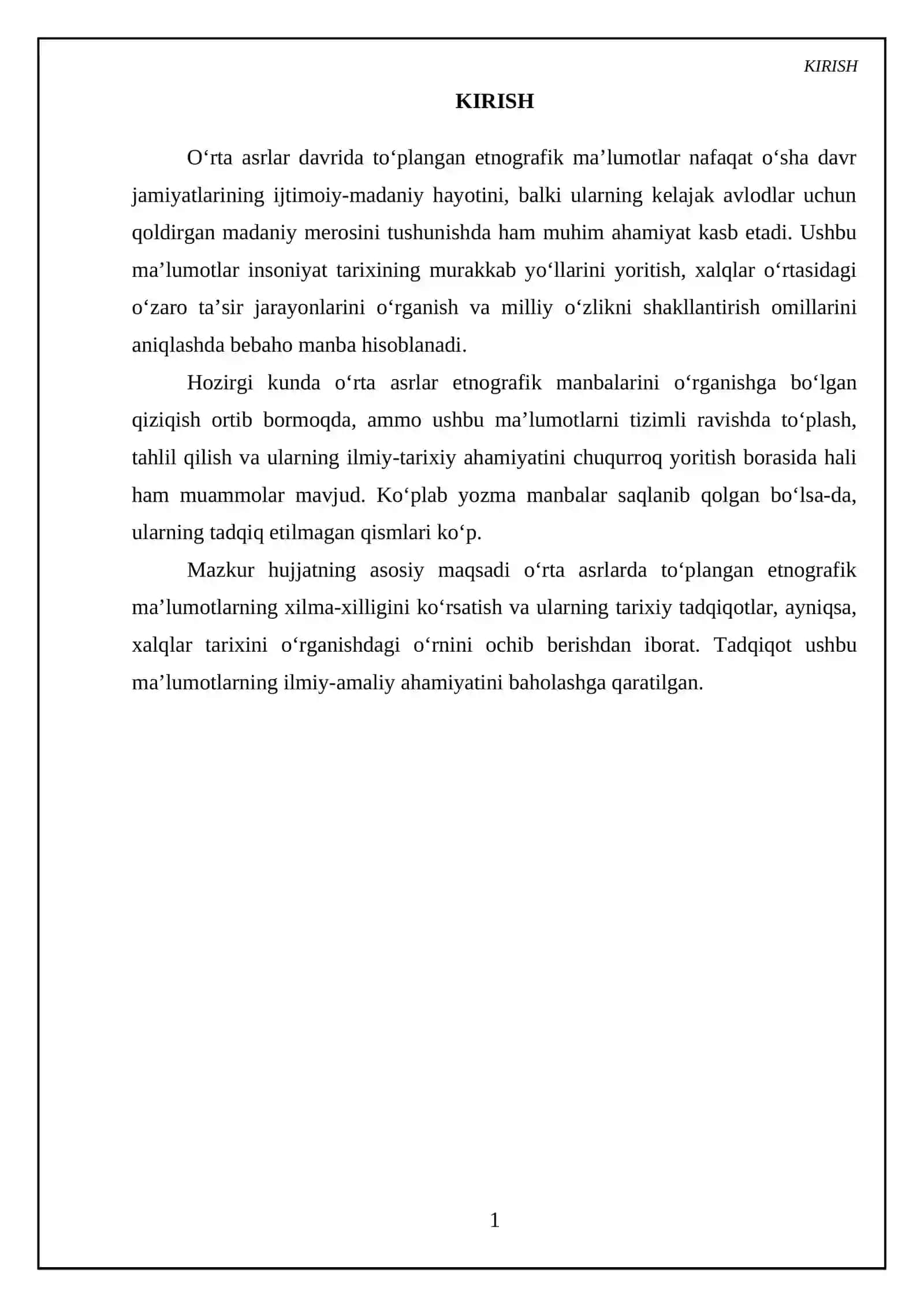 Oʻrta asrlarda etnografik maʼlumotlarning toʻplanishi va olt tarix oʻrtasidagi ahamiyati 3