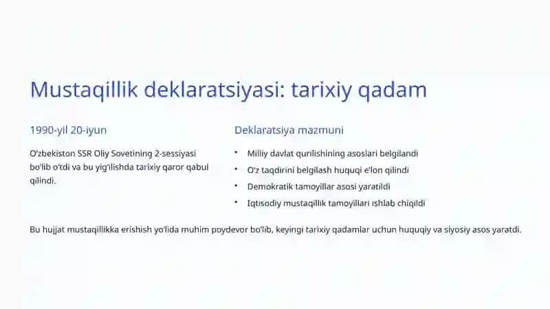 Mustaqillik – yangi davr boshlanishi 3