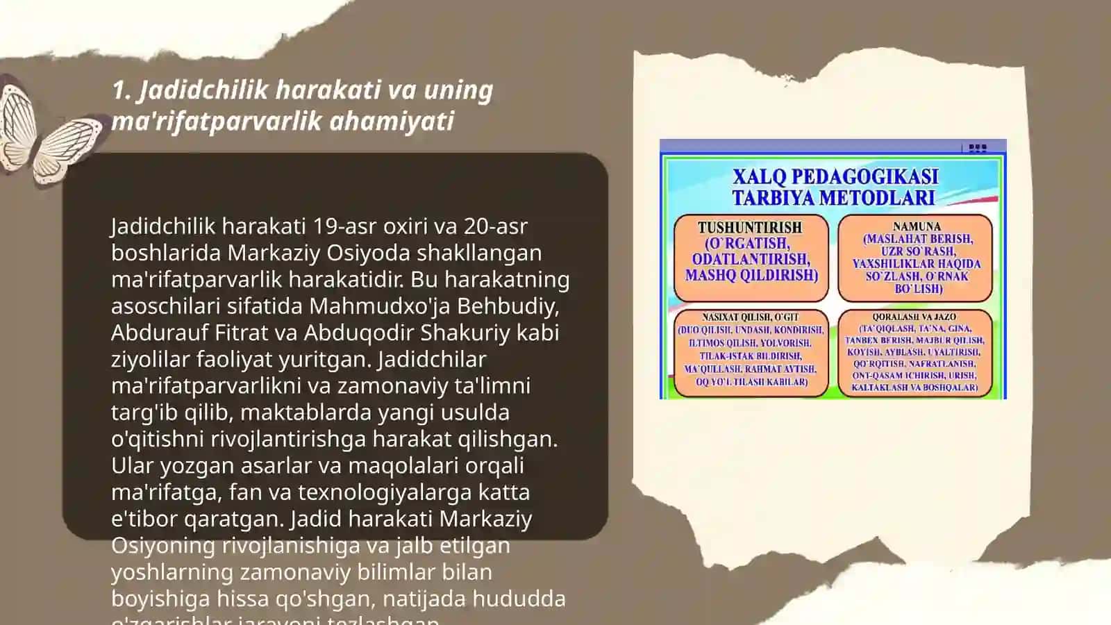 Jadid ma'rifat-parvarchiligi, milliy tarbiyaning asosi sifatida 3