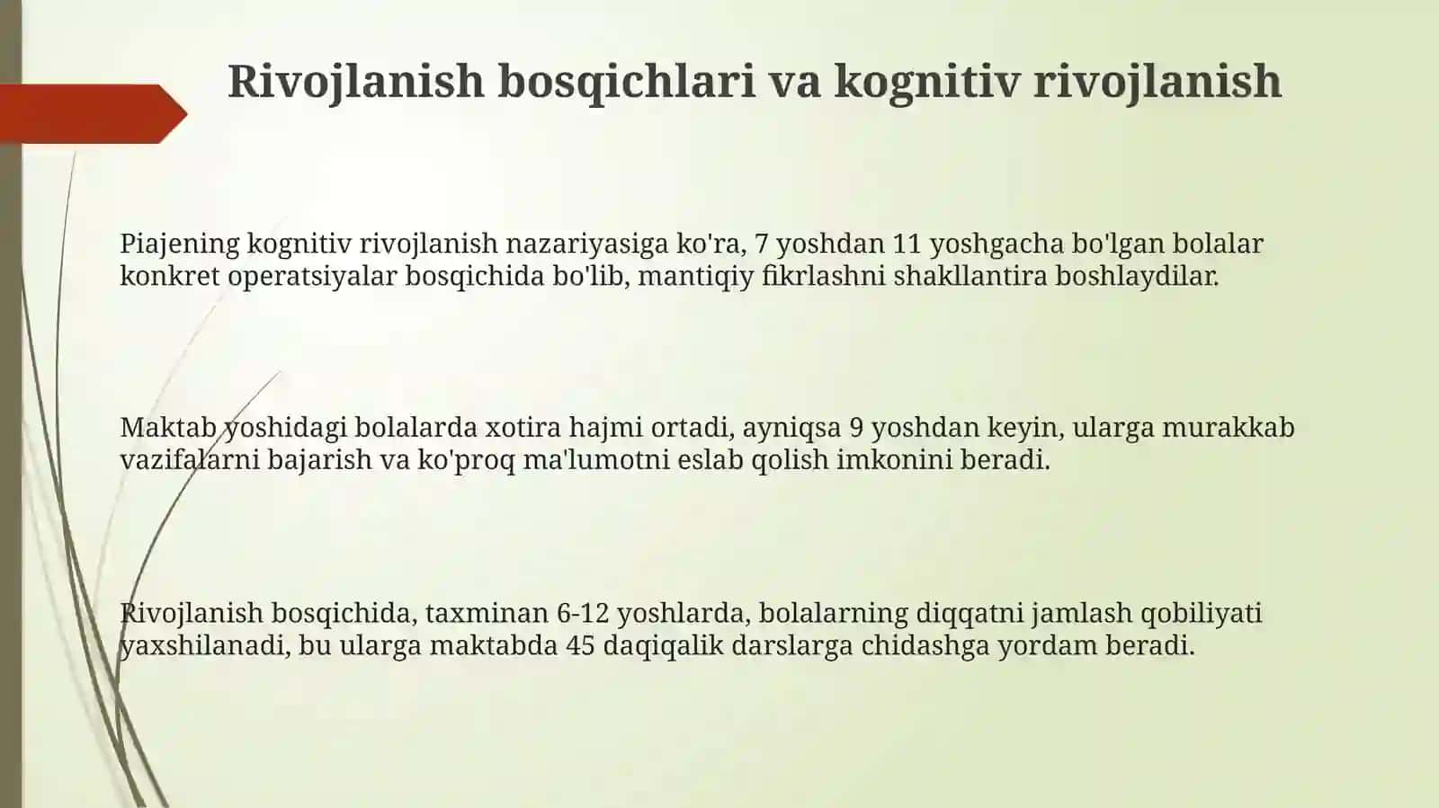 Maktab yoshdagi bolalar psixologiyasi 3