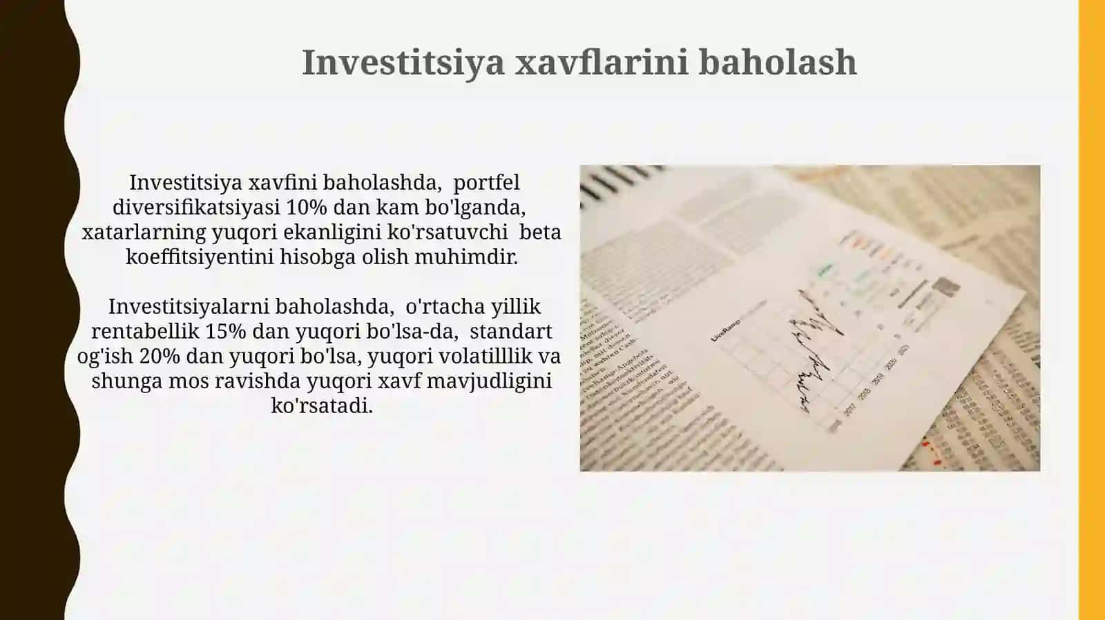 Investitsiya faoliyatining ishtirokchilari, obyekti va subyekti 3