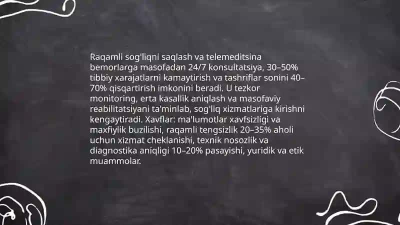 XXI asr inson salomatligi: dolzarb savollar, muammolar va innovatsiyalar 3