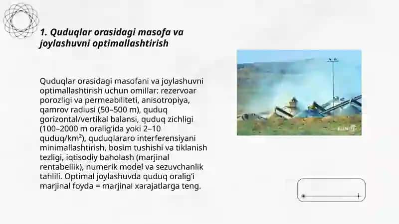 Foydali qazilmalarni skvajinali qazib olish usulini optimal parametrlarini tanlash 3