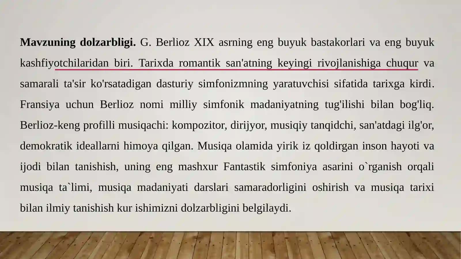 Gektor Berlioz va uning fantastik ijodiyoti 3