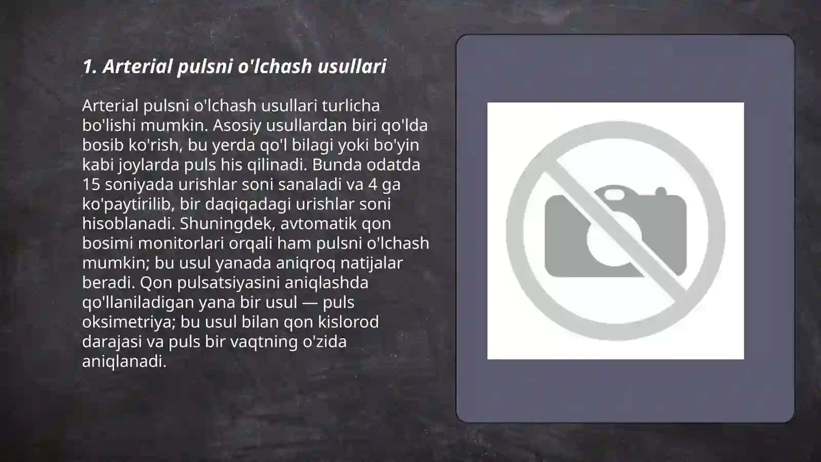 Arterial puls qanday o'lchanadi 3