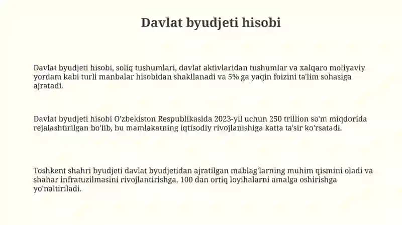 Davlat byudjeti hisobi 3