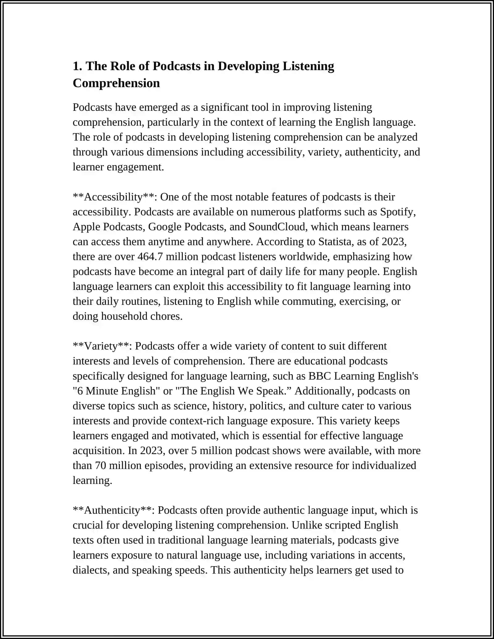 USING PODCASTS TO ENHANCE LISTENING SKILL 3