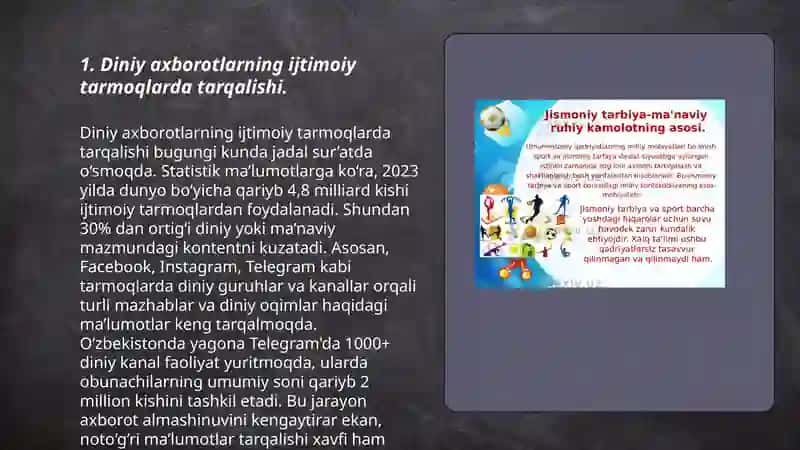 Ijtimoiy tarmoqlarda diniy axborat istemoli madanyati tarbiyalash madanyati 3
