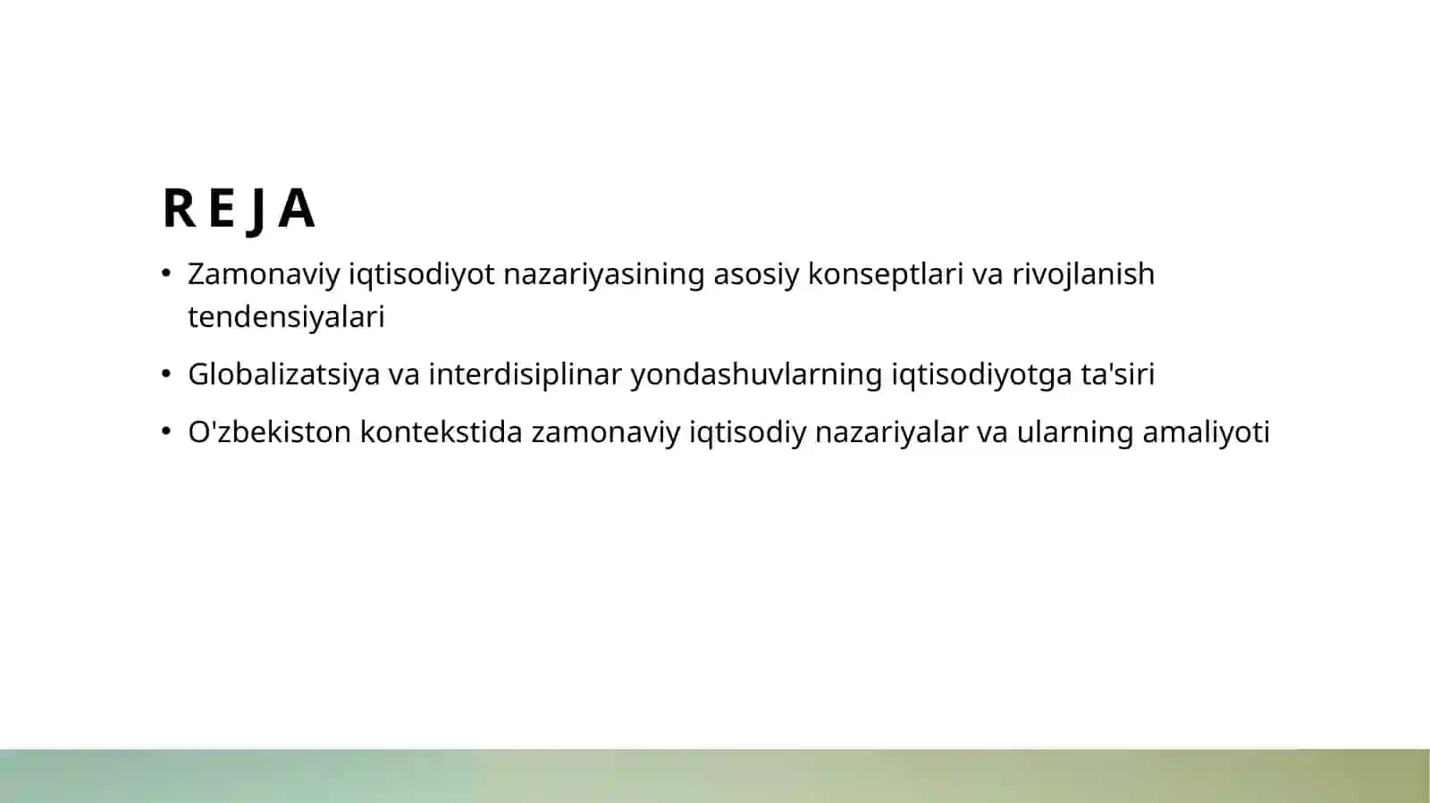 Zamonaviy iqtisodiyot nazariyasi 3