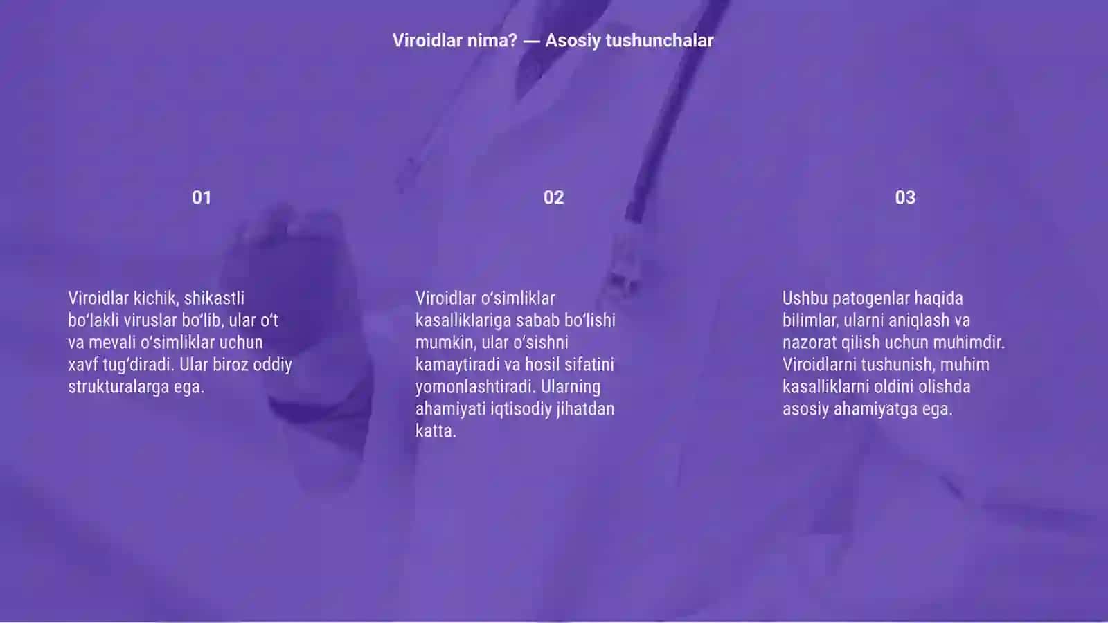 Viroidlar va ularning ahamiyati 3