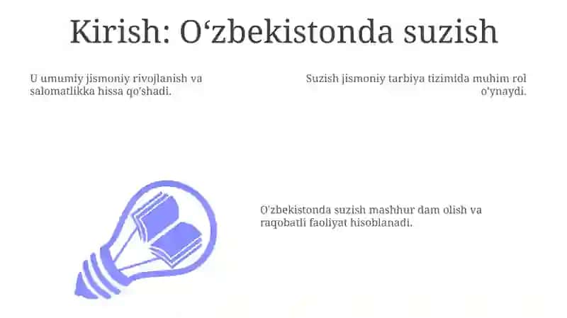 Suzishning o‘rni jismoniy tarbiya tizimida 3