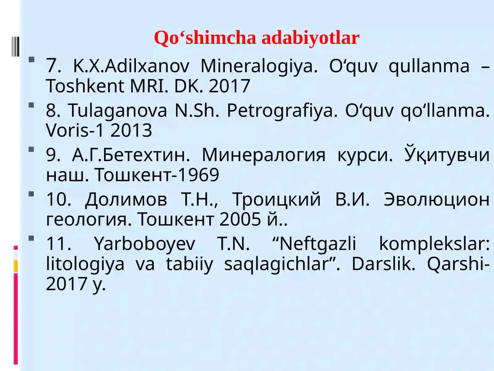 Kristallografiya va mineralogiya 3