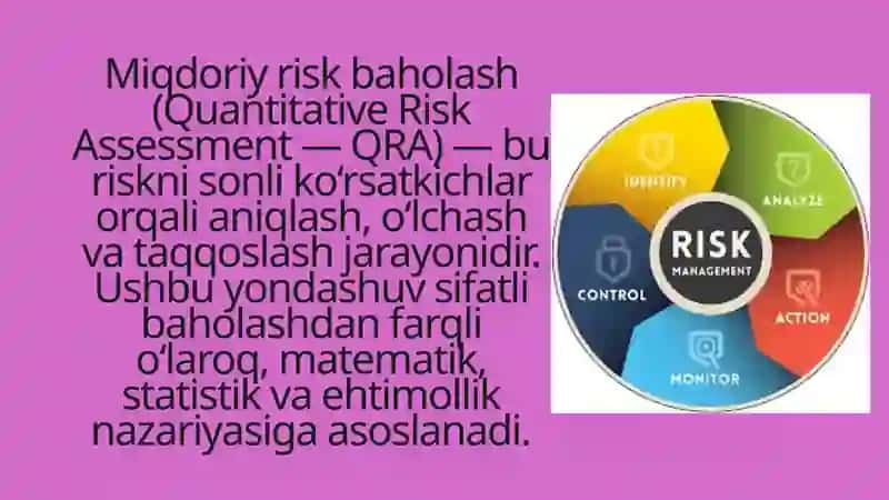Risklarni Miqdoriy Baholash va Uni Aniqlash Usullari 3