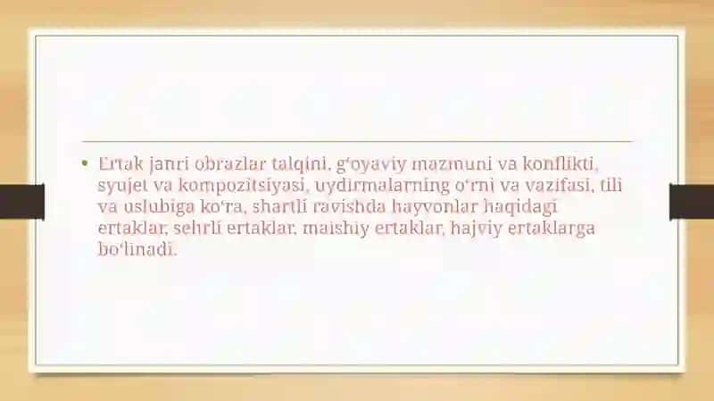 Taqdimot ertak haqida 3