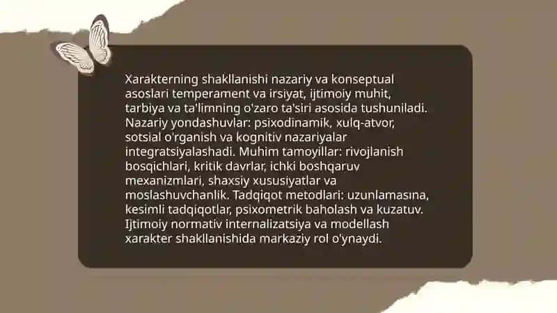 Xarakterning shakillanishi xarakter aksentuatsiyasi 3
