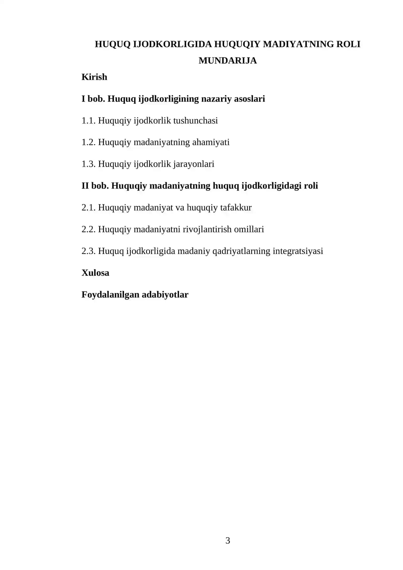 Huquq ijodkorligida huquqiy madiyatning roli 3
