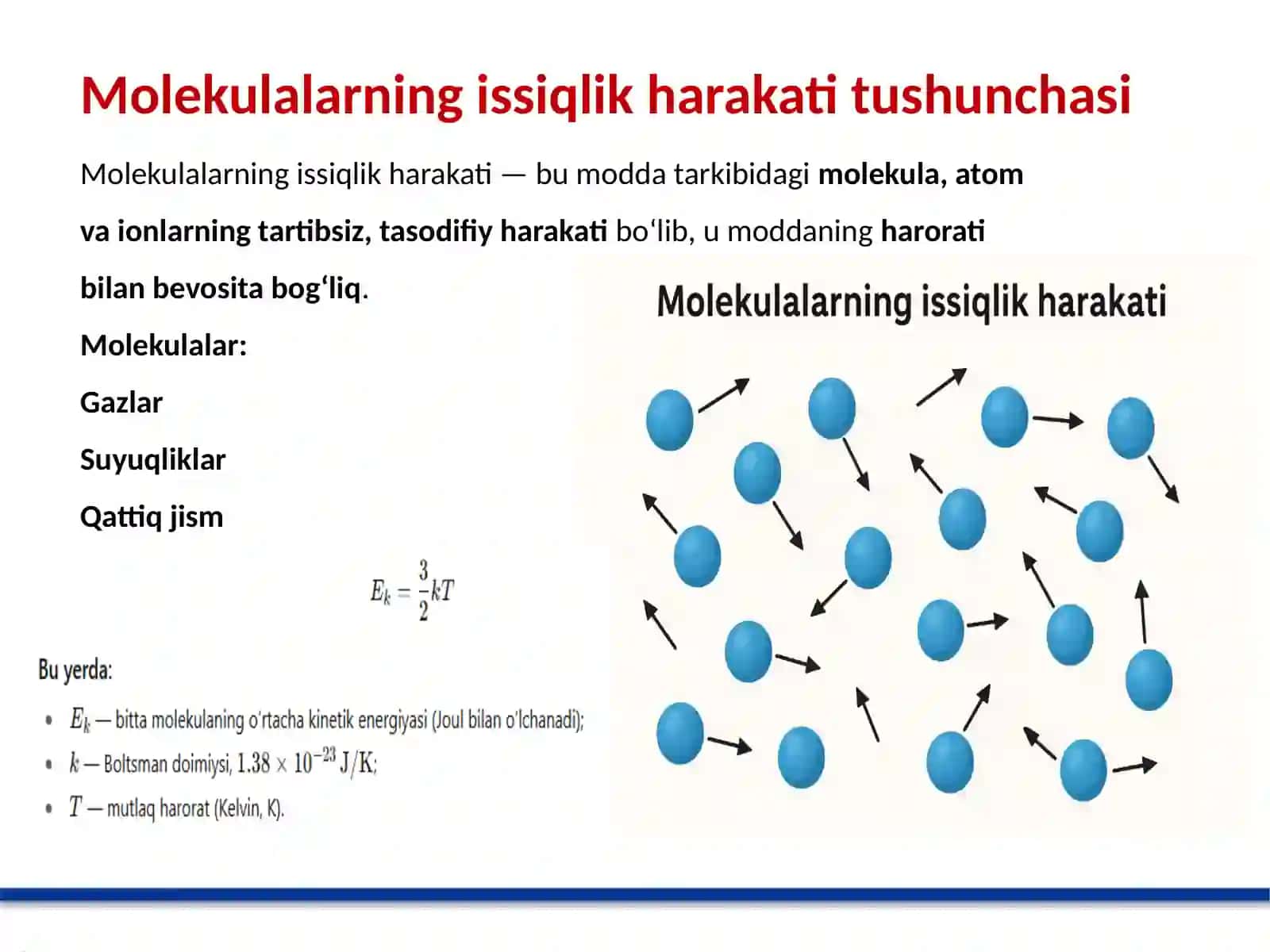 Molekulalarning issiqlik harakatlardagi fluktuatsiyalari va  suyuqliklarning dielektrik xossalari 3