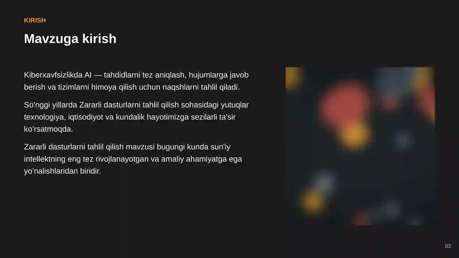 SUN'IY INTELLEKT • AI KIBERXAVFSIZLIKDA 3