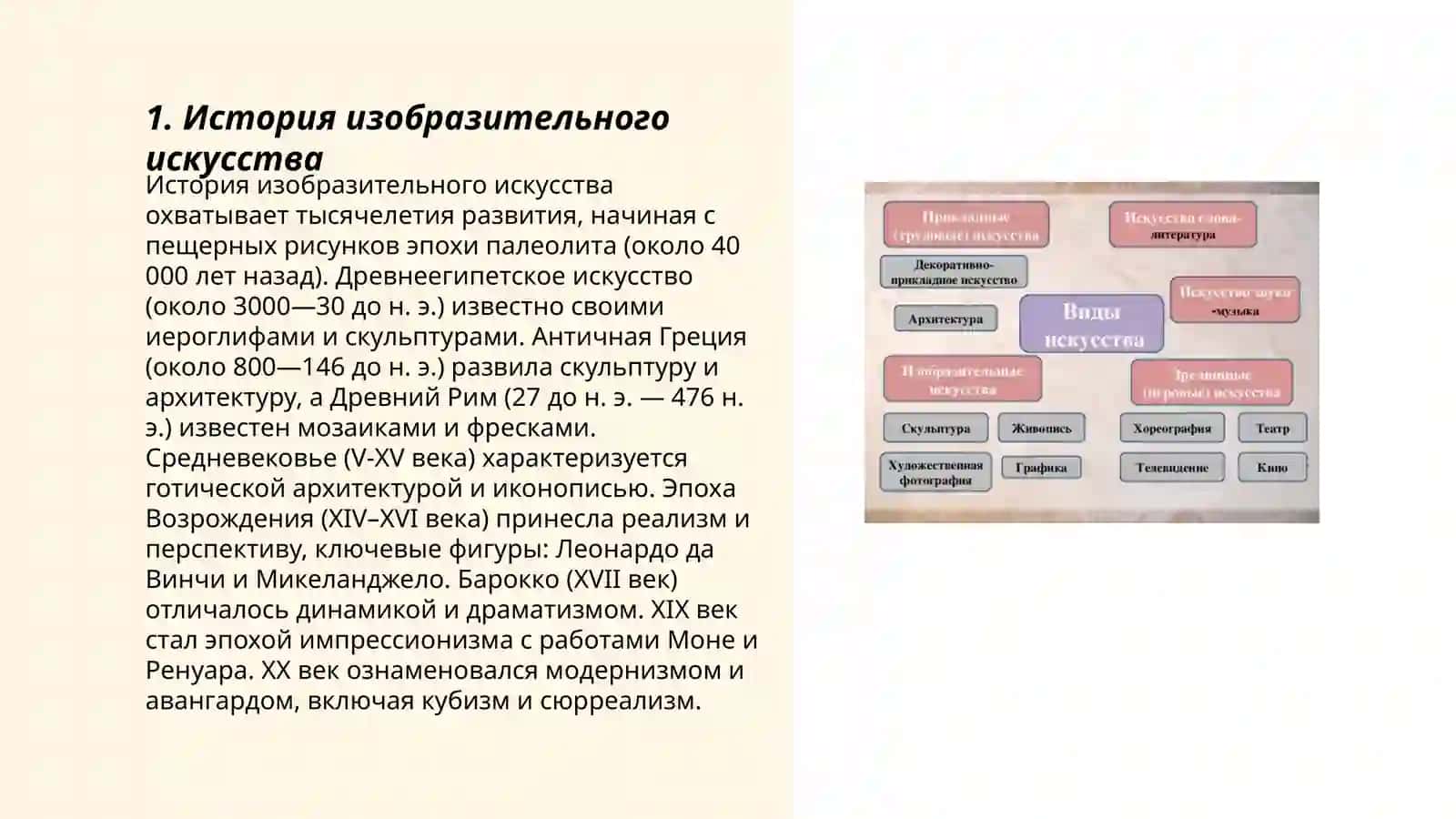 Виды искусства в лингвострановедческом рассмотрении 3