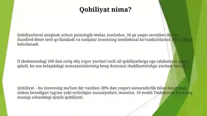 Qobiliyat 3