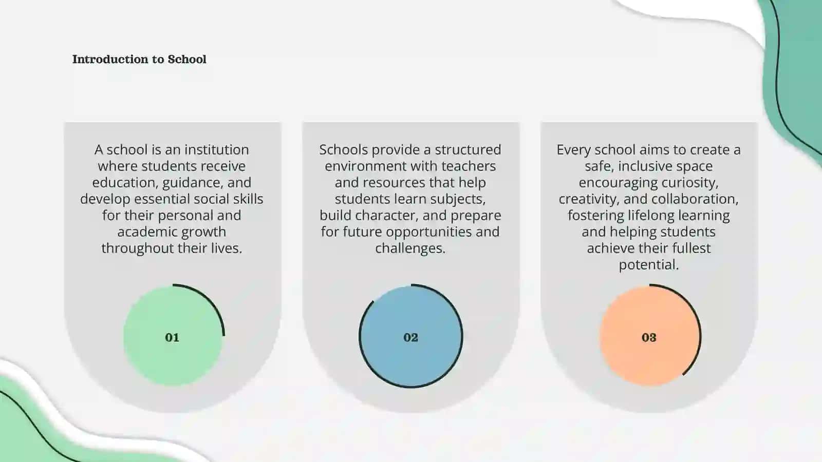 Introduction to School 3