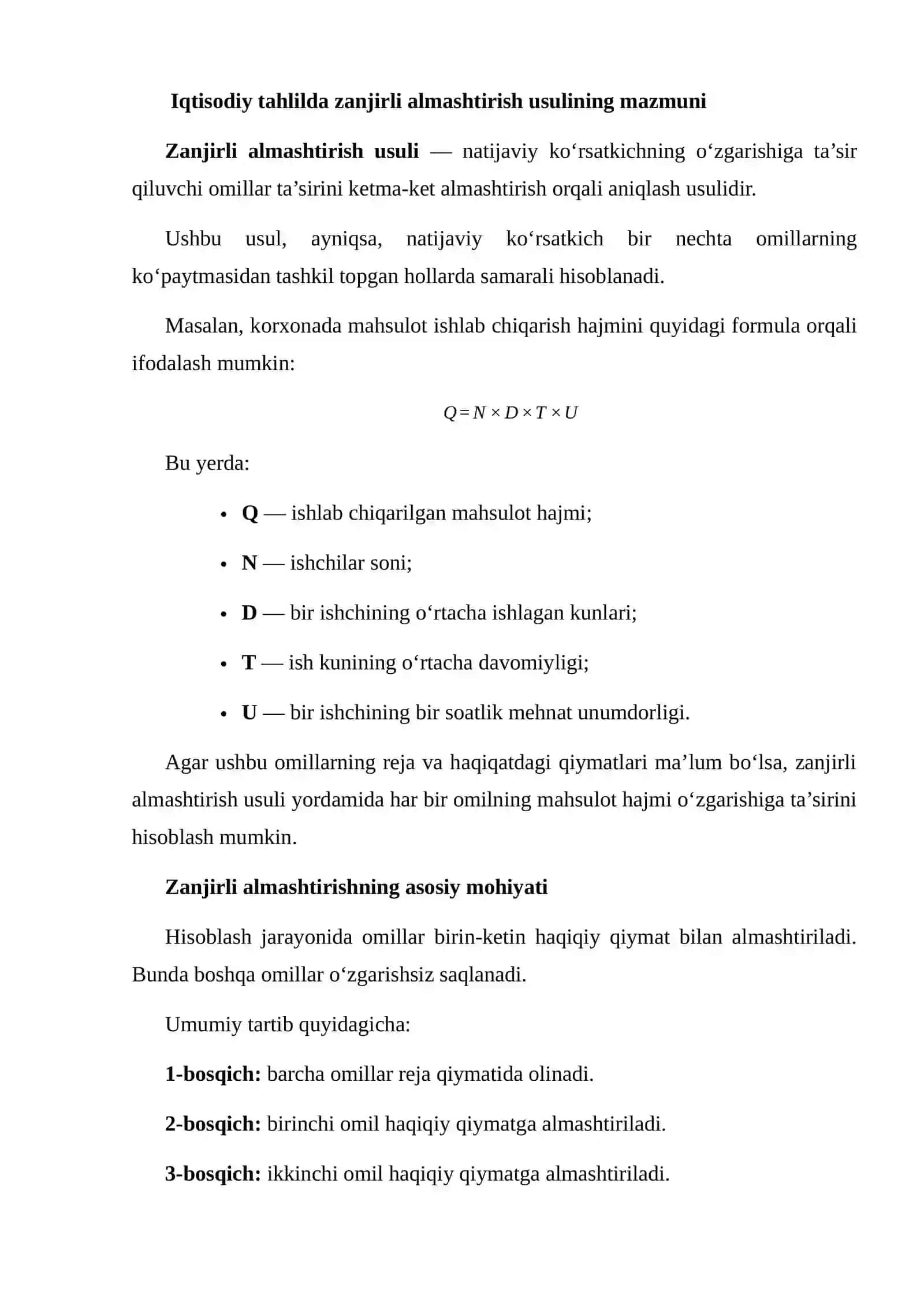 IQTISODIY TAHLILDA ZANJIRLI ALMASHTIRISH USULI 3