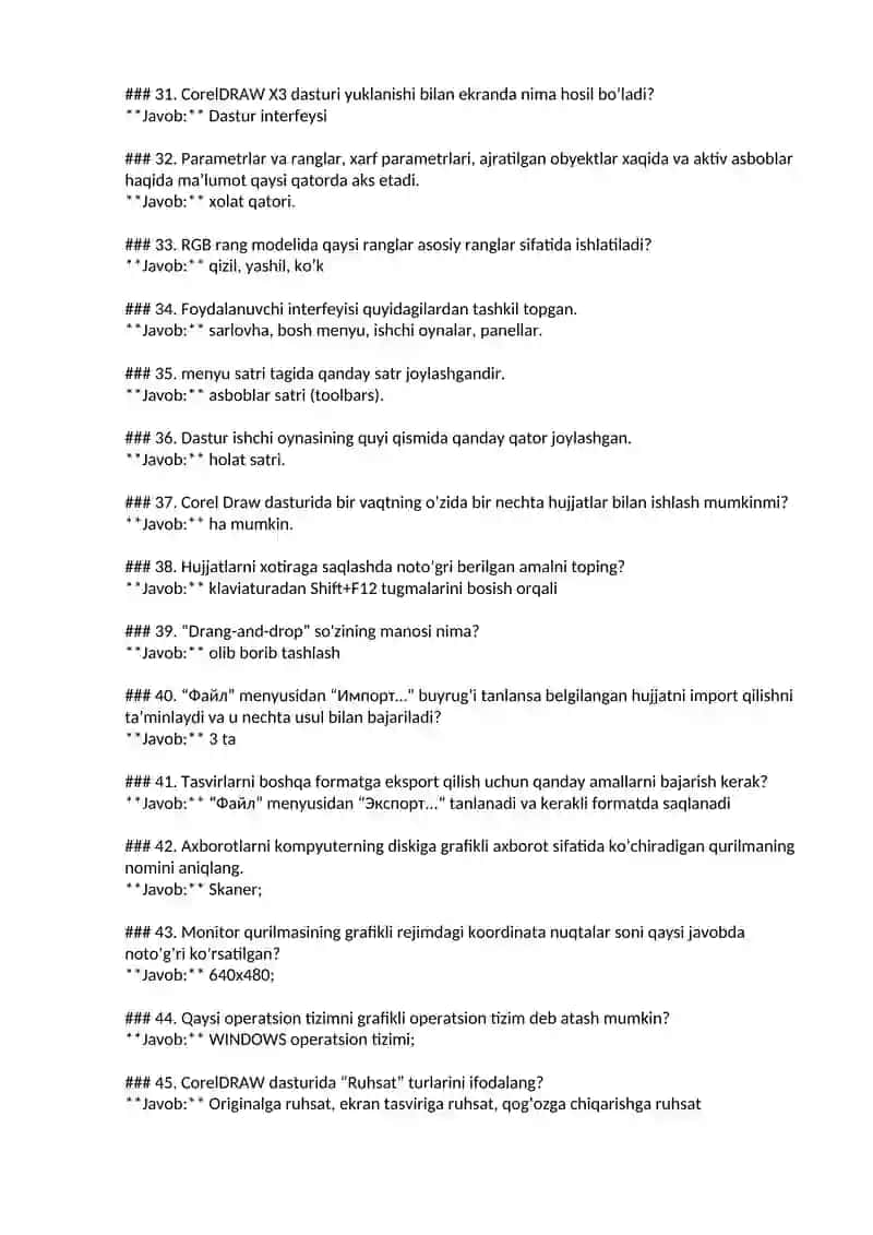 Kompyuter grafikasi va web dizayn oraliq 3
